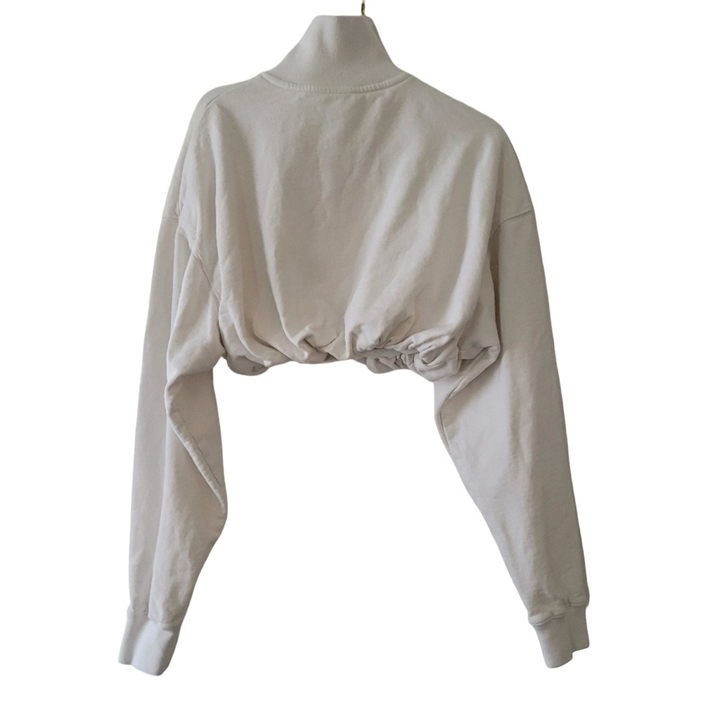 Alexander Wang Cream Embossed Logo Turtleneck - Picture 10 of 12
